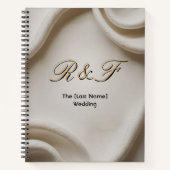 Carnet Personalized Monogram Suite | Luxe Linen Wedding (Devant)