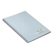Carnet Personalized Name Monogram (Côté Droit)