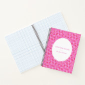 Carnet Personalized Name Pink Red Christmas Recipes (Intérieur)