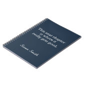 Carnet Personalized Next Chapter Quote Inspirational (Côté gauche)