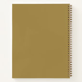 Carnet Personalized notebook Gold Professional Success (Dos)