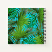 Carnet Personalized Notebook Sketch Pad Palm Fronds (Dos)