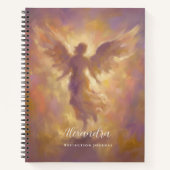 Carnet Personalized Notebook With Elegant Angel Cover (Devant)