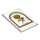 Carnet Personalized October Birth Month Flower Notebook (Côté Droit)