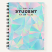 Carnet personalized opal notebook (Devant)