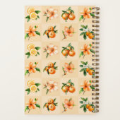 Carnet Personalized Orange Blossom & Tangerine (Verso)