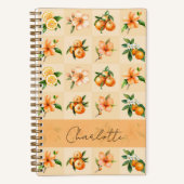 Carnet Personalized Orange Blossom & Tangerine (Recto)