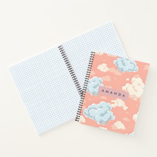 Carnet Personalized Pastel Cloud Dreamscape  (Intérieur)
