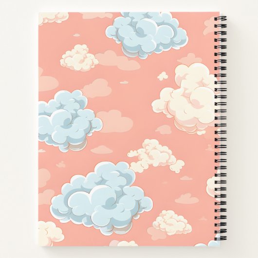 Carnet Personalized Pastel Cloud Dreamscape  (Dos)