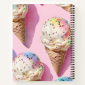 Carnet Personalized Pastel Ice Cream Cone with Sprinkles (Dos)