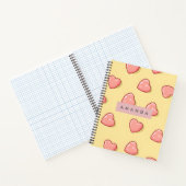 Carnet Personalized Pastel Pink Candy Heart  (Intérieur)