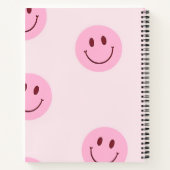 Carnet Personalized Pastel Pink Smiley Face (Dos)