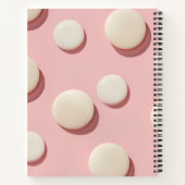 Carnet Personalized Pastel Pink with Cream Dot (Dos)