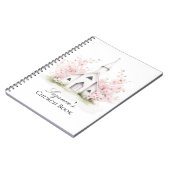 Carnet Personalized Pink Floral Church Book (Côté gauche)
