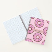 Carnet Personalized Playful Pastel Pink Donut  (Intérieur)