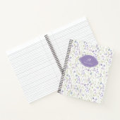 Carnet Personalized Purple Floral (Intérieur)