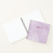 Carnet Personalized Purple Marble Notebook (Intérieur)