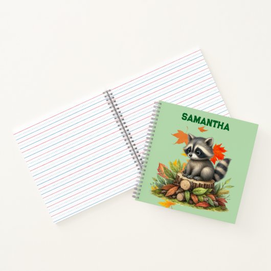 Carnet Personalized Raccoon Notebook  (Intérieur)