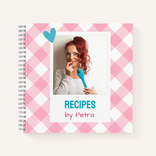 Carnet Personalized Recipe Notebook (Devant)