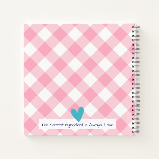 Carnet Personalized Recipe Notebook (Dos)