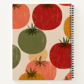 Carnet Personalized Retro Tomato Garden Style (Dos)