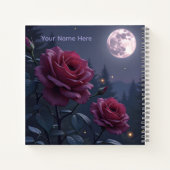 Carnet Personalized Roses Under the Moon (Dos)