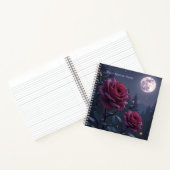 Carnet Personalized Roses Under the Moon (Intérieur)
