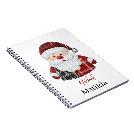 Carnet Personalized Santa notebook (Côté Droit)