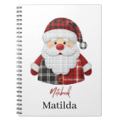 Carnet Personalized Santa notebook  (Devant)