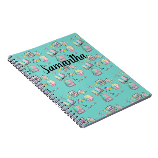 Carnet Personalized School Supplies Spiral Notebook  (Côté Droit)