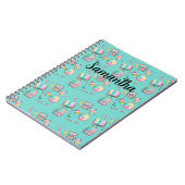 Carnet Personalized School Supplies Spiral Notebook  (Côté gauche)