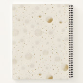 Carnet Personalized Soft Gold Polka Dot Minimalist Style (Dos)