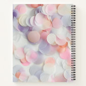 Carnet Personalized Soft Pastel Confetti Design (Dos)