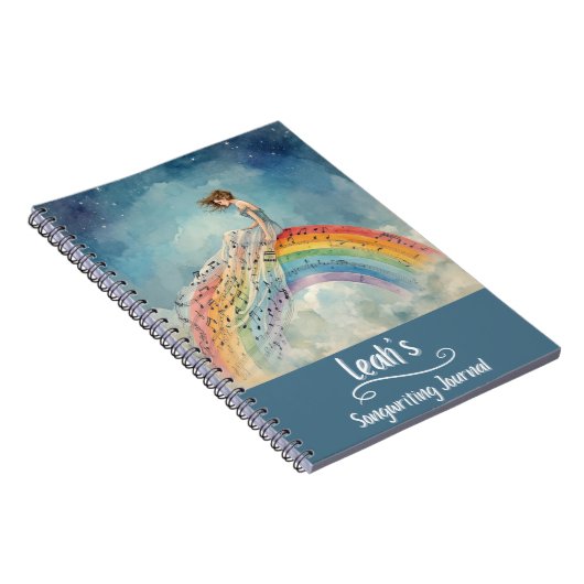 Carnet PERSONALIZED Songwriting Journal, Spiral Bound (Côté Droit)