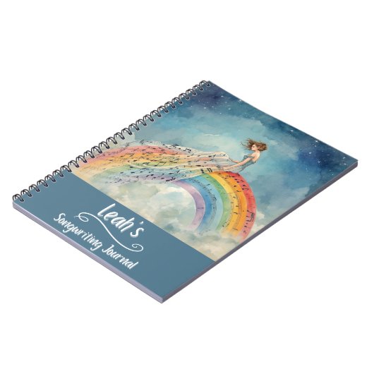 Carnet PERSONALIZED Songwriting Journal, Spiral Bound (Côté gauche)