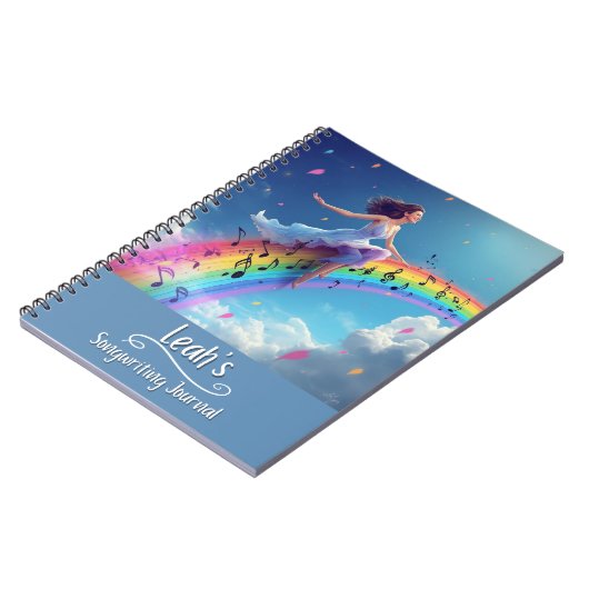 Carnet PERSONALIZED Songwriting Journal, Spiral Bound (Côté gauche)