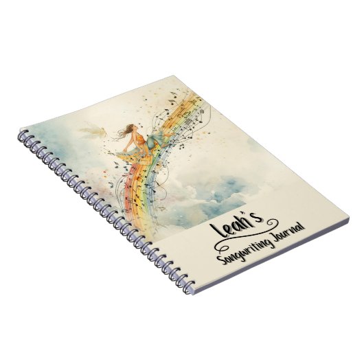 Carnet PERSONALIZED Songwriting Journal, Spiral Bound (Côté Droit)