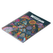 Carnet Personalized Space Name Poster for Kids  (Côté gauche)