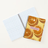 Carnet Personalized Sparkle Citrus Glitter Orange (Intérieur)