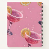 Carnet Personalized Sparkle Glam Pink Cocktail (Dos)