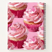 Carnet Personalized Sparkle Glam Pink Cupcake Delight (Dos)