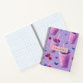Carnet Personalized Sparkling Berry Bliss Purple Smoothie (Intérieur)