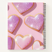 Carnet Personalized Sparkling Heart Cookie Delight (Dos)