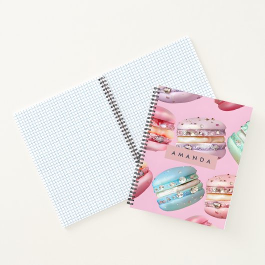 Carnet Personalized Sparkling Pastel Macaron Bliss (Intérieur)