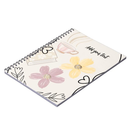Carnet Personalized Spiral Photo Love Notebook (Côté gauche)