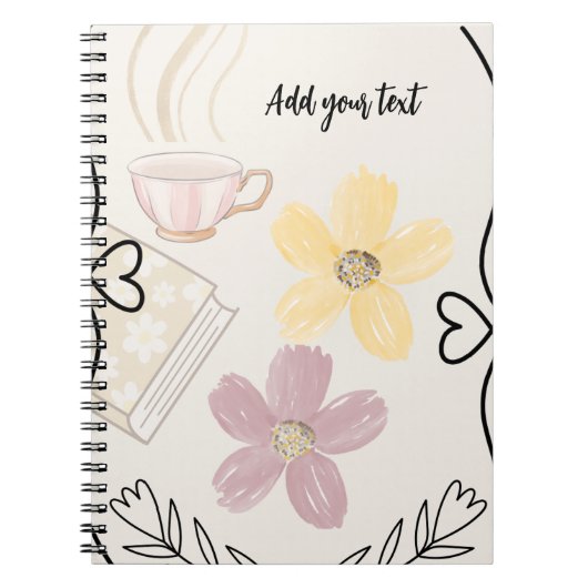 Carnet Personalized Spiral Photo Love Notebook (Devant)