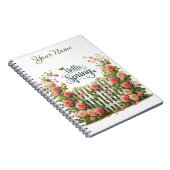Carnet Personalized Spring Floral Spiral Notebook (Côté Droit)