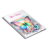 Carnet Personalized Spring Floral Spiral Notebook (Côté Droit)