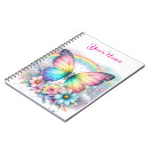 Carnet Personalized Spring Floral Spiral Notebook (Côté gauche)