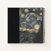 Carnet Personalized Starry Night Aesthetic Notebook  (Dos)